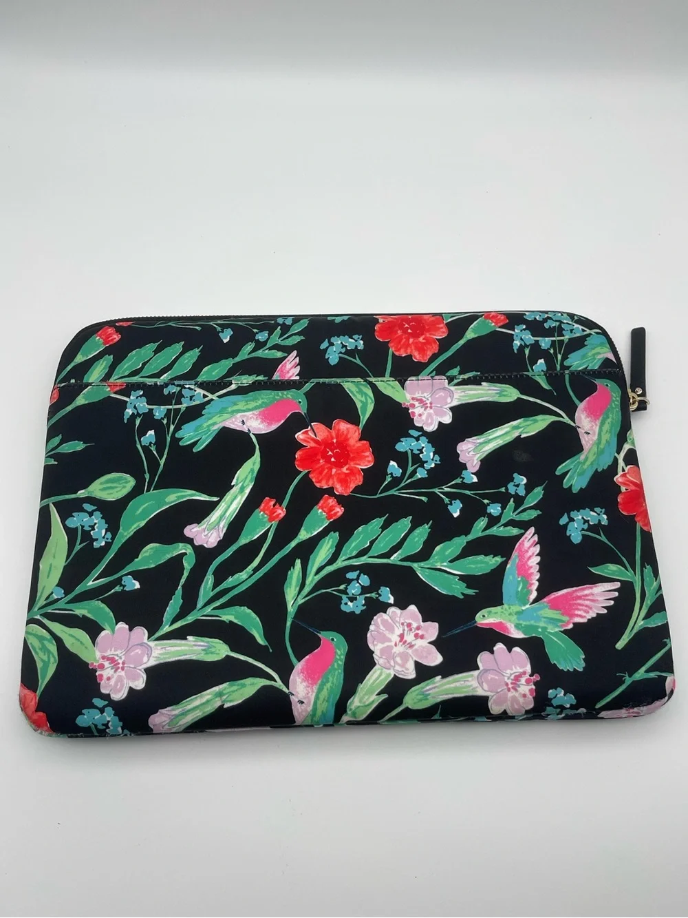 Kate Spade Floral Hummingbird Laptop Sleeve